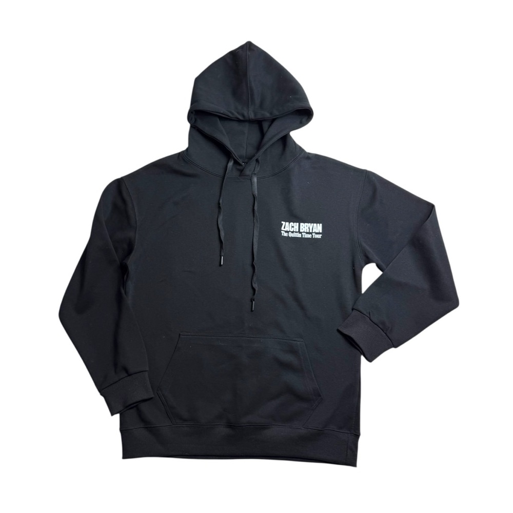 Like new! Zach Bryan The Quittin Time Tour concert black cowboy hat hoodie